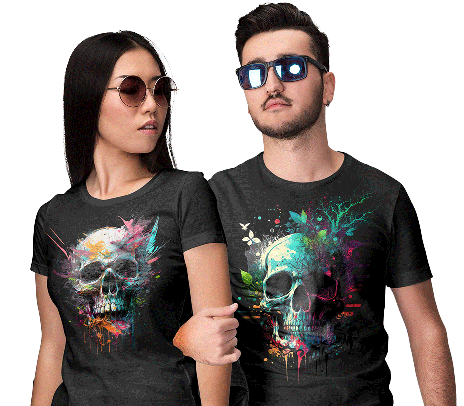 Skull T-Shirts - Verschenke Freude - Die Geschenke für alle